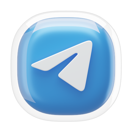 Télégramme  3D Icon