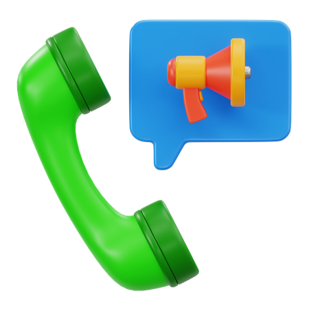 Telemarketing  3D Icon
