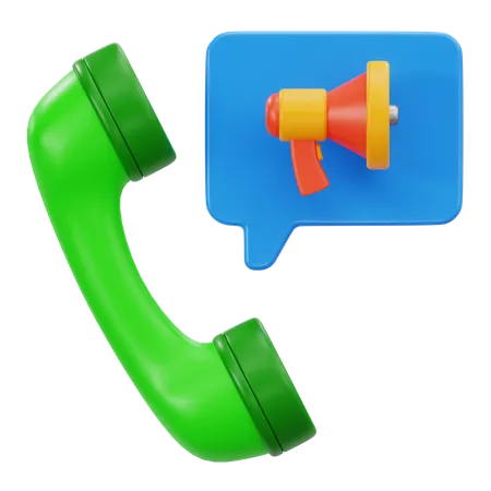 Telemarketing  3D Icon