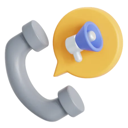 Telemarketing  3D Icon