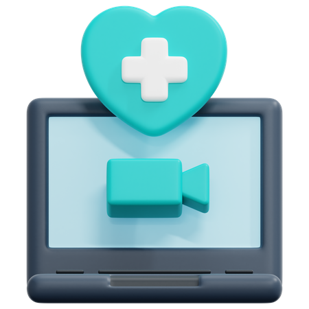 Telemedicine  3D Icon