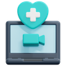 3d telemedicine emoji