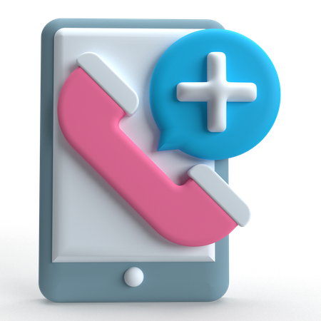 Telemedizin  3D Icon