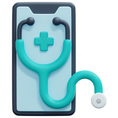 Telemedizin  3D Icon