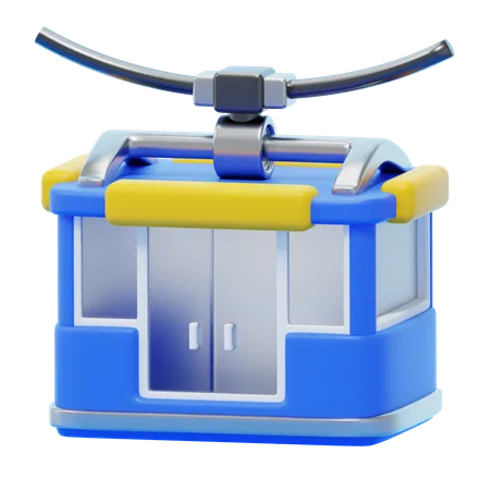 Téléphérique  3D Icon