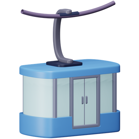 Téléphérique  3D Icon