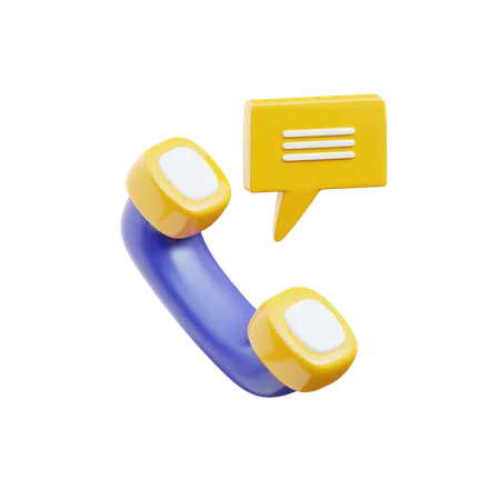 Téléphone  3D Icon