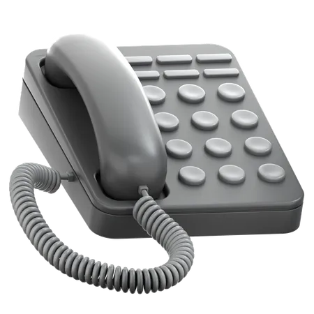 Telephone  3D Icon