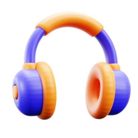 Casque  3D Icon