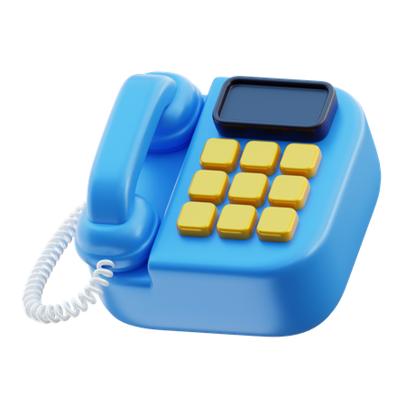 Téléphone  3D Icon