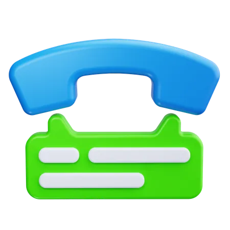 Téléphone  3D Icon