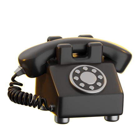 Telephone  3D Icon