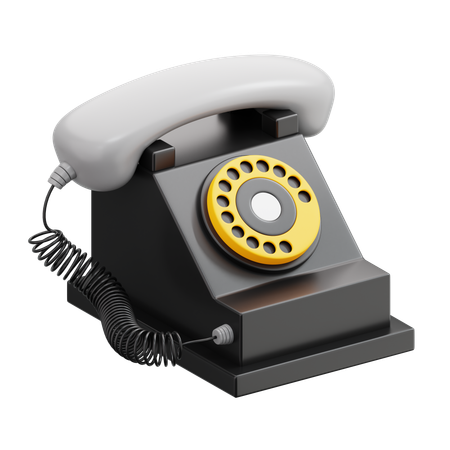 Telephone  3D Icon