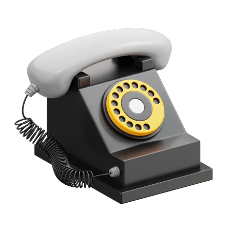 Telephone  3D Icon
