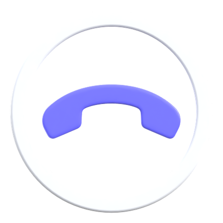 電話  3D Icon