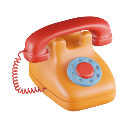 Telephone  3D Icon