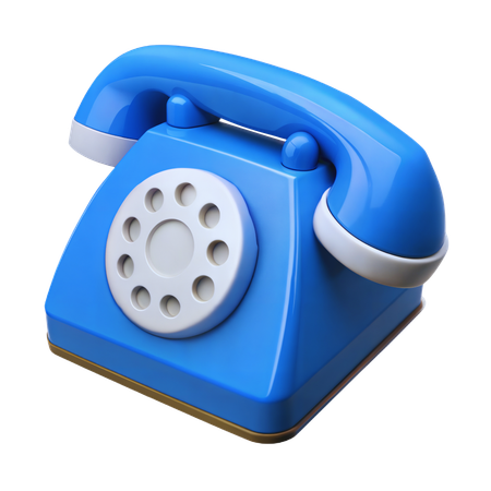 Telephone  3D Icon