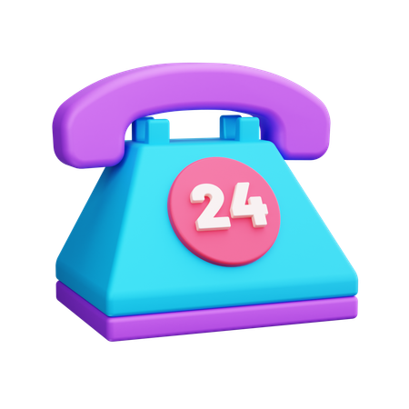 Telephone  3D Icon