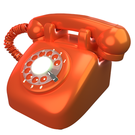 Telephone  3D Icon