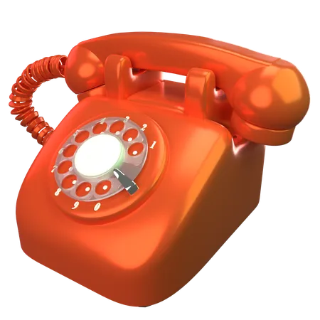 Telephone  3D Icon