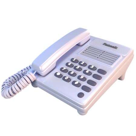 Telephone  3D Icon