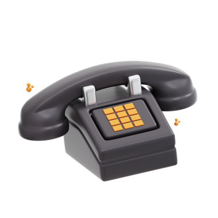 Telephone  3D Icon