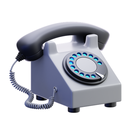 Telephone  3D Icon