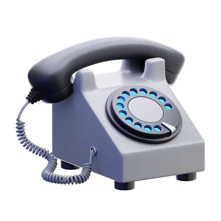 Telephone  3D Icon