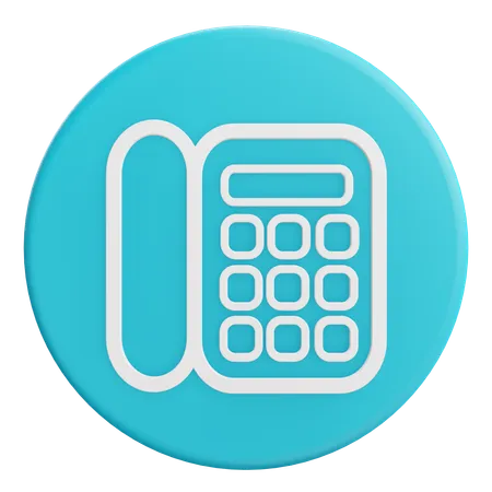 Telephone  3D Icon