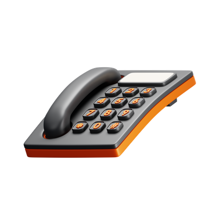 Telephone  3D Icon