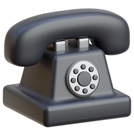 Telephone  3D Icon