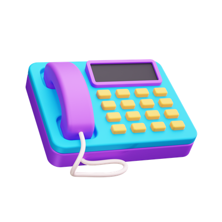 Telephone  3D Icon