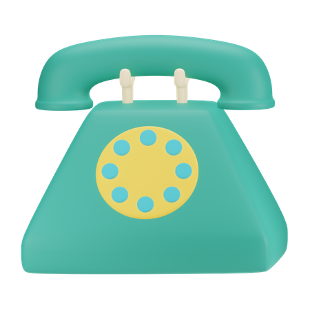 Telephone  3D Icon