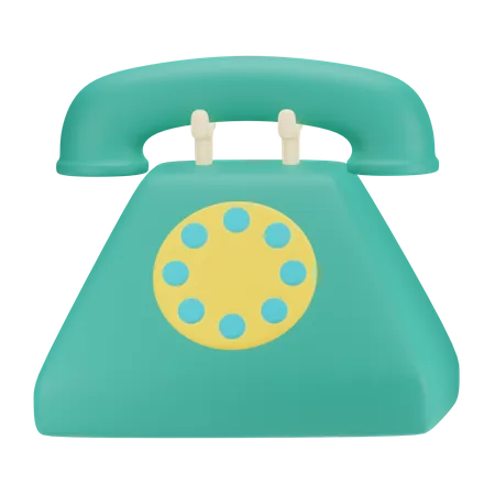 Telephone  3D Icon