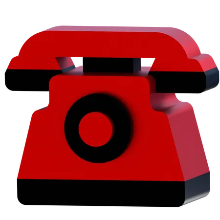 Telephone  3D Icon