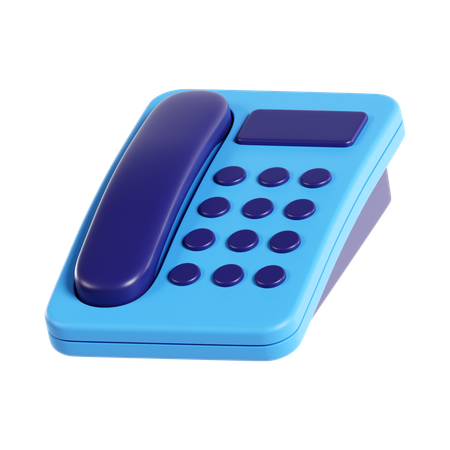 Telephone  3D Icon