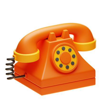 TELEPHONE  3D Icon