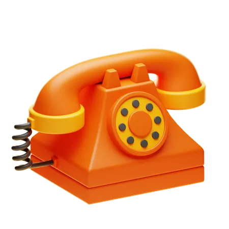 TELEPHONE  3D Icon