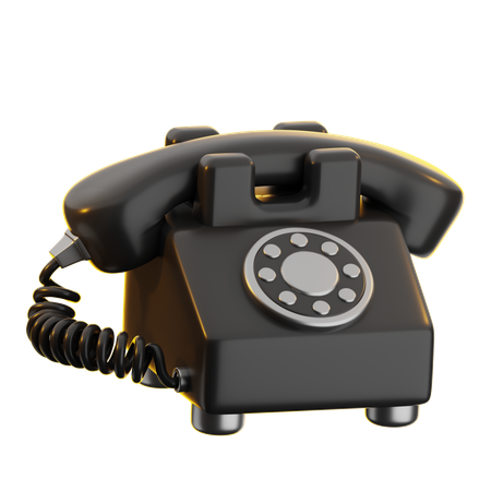 Telephone  3D Icon
