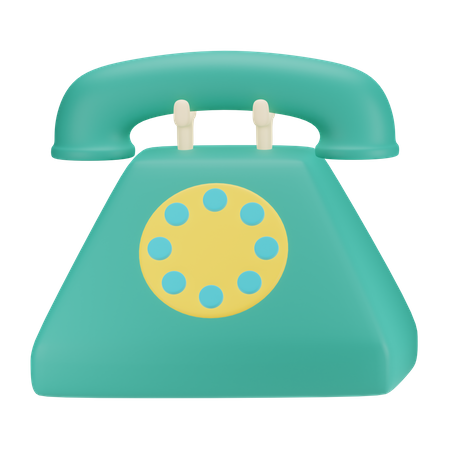 Telephone  3D Icon