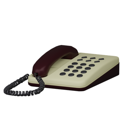 Telephone  3D Icon