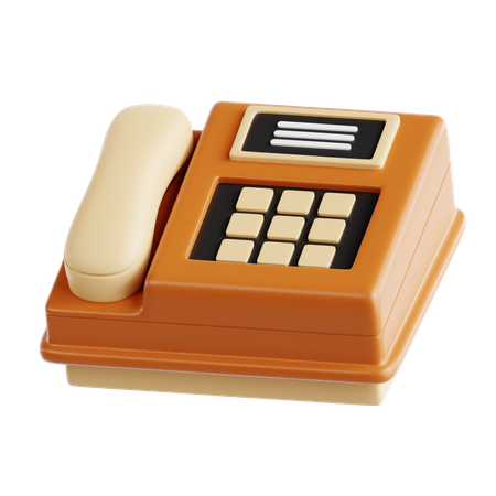Telephone  3D Icon