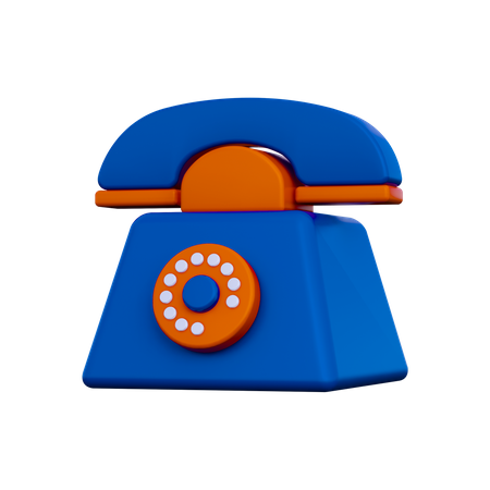 Telephone  3D Illustration