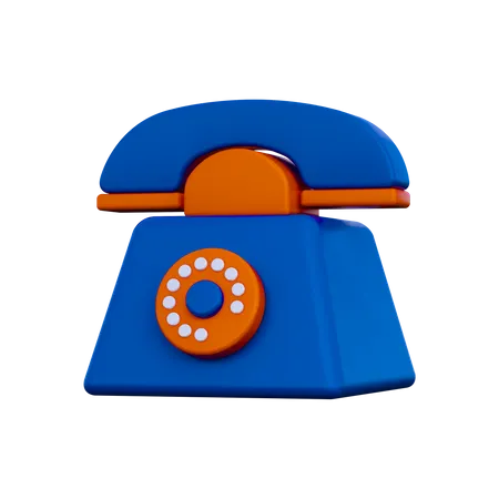 Telephone  3D Illustration