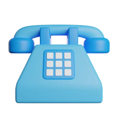 Telephone  3D Illustration