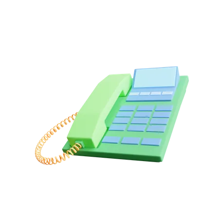 Telephone  3D Illustration