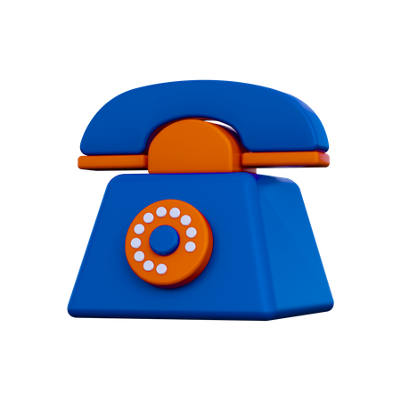 Telephone 3D Illustration