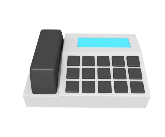 Telepone Office 3D Icon
