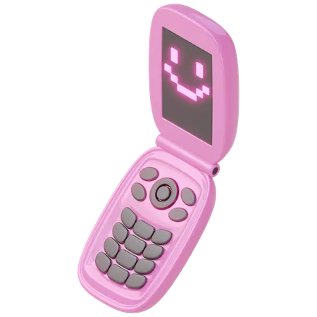 Téléphone à clapet  3D Icon