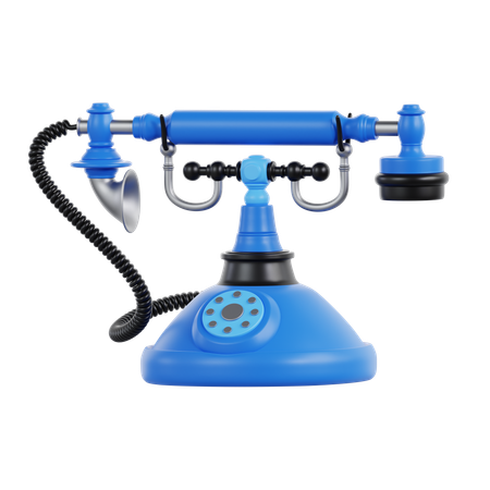 Téléphone à cadran  3D Icon